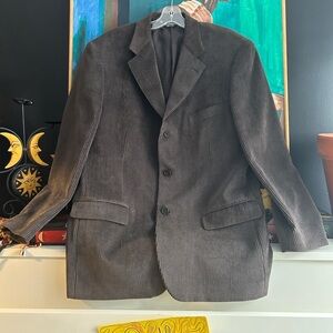 Moores Lineage 90s Y2K Men's Classic Brown Corduroy Blazer 42R